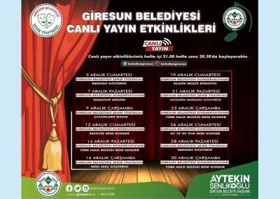 PANDEMİ DÖNEMİ CANLI YAYIN ETKİNLİKLERİ 