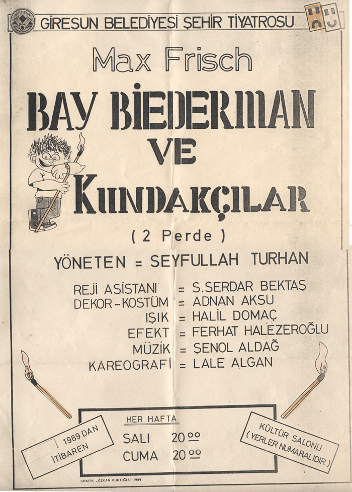 Bay Biederman ve Kundakçıları (1989)